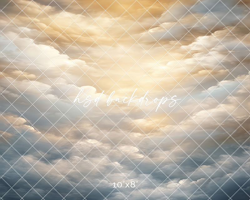 Cloudy Skies - Sunset - HSD Photography Backdrops