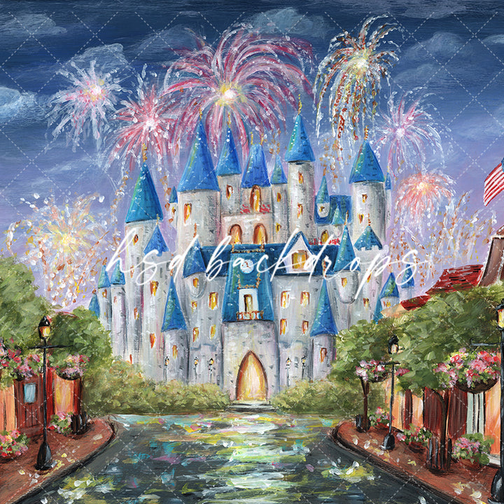 Magical Street U.S.A - HSD Photography Backdrops