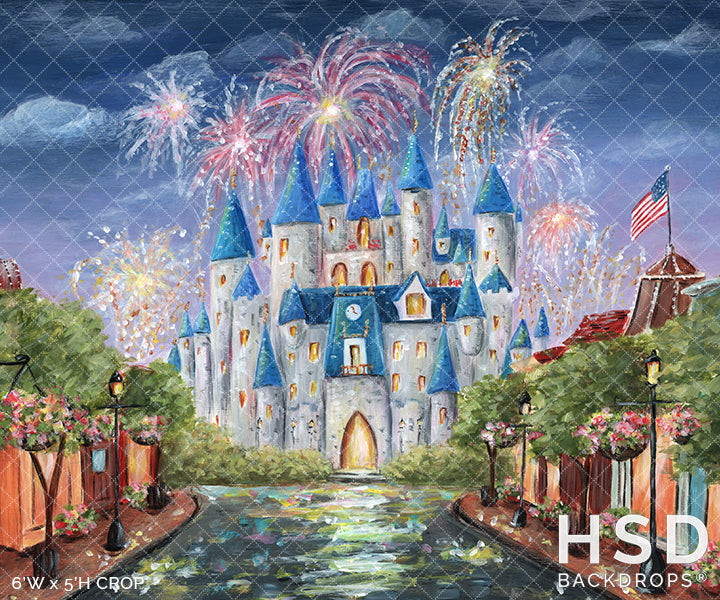 Magical Street U.S.A - HSD Photography Backdrops