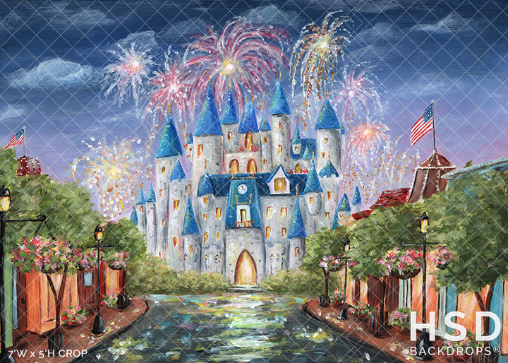 Magical Street U.S.A - HSD Photography Backdrops