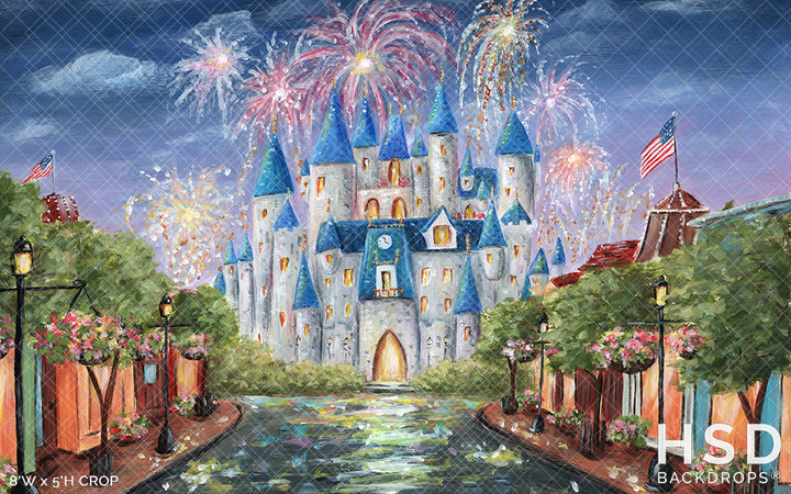 Magical Street U.S.A - HSD Photography Backdrops