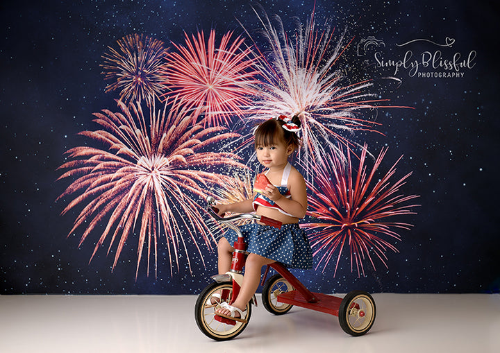 Fourth of July Fireworks - HSD Photography Backdrops