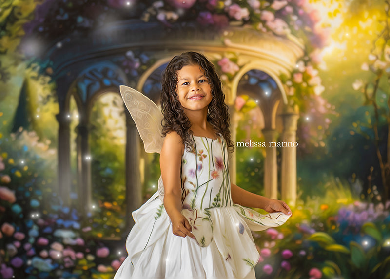 Enchanted Garden Gazebo - HSD Photography Backdrops