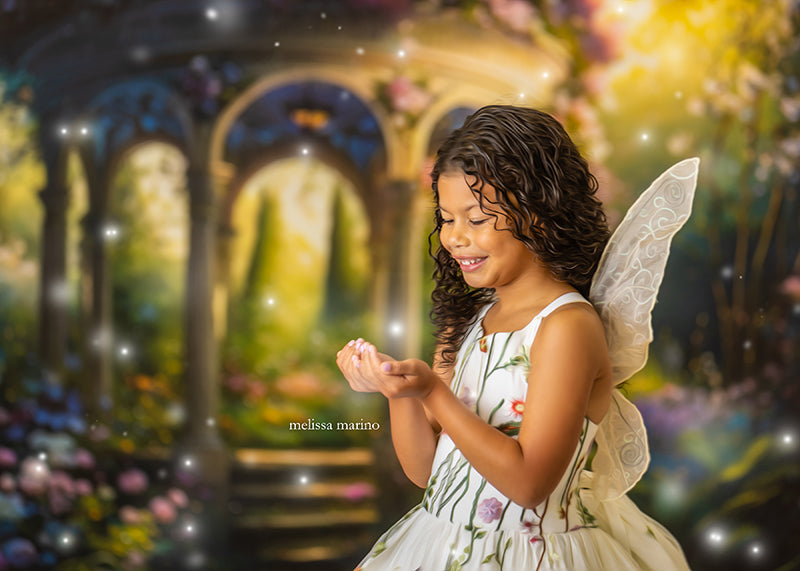 Enchanted Garden Gazebo - HSD Photography Backdrops