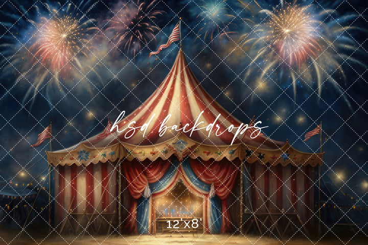 4th of July Tent - HSD Photography Backdrops
