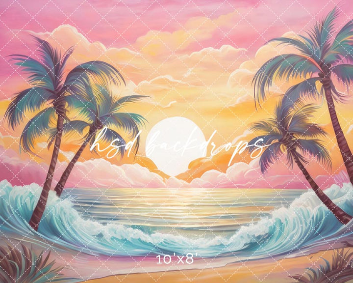 Dream House Beach - HSD Photography Backdrops