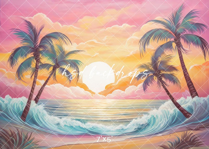 Dream House Beach - HSD Photography Backdrops