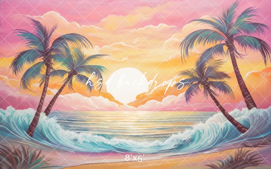 Dream House Beach - HSD Photography Backdrops