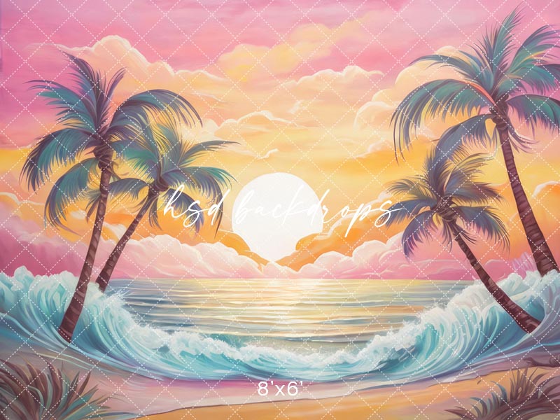 Dream House Beach - HSD Photography Backdrops