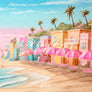 Malibu Beach Shore - HSD Photography Backdrops