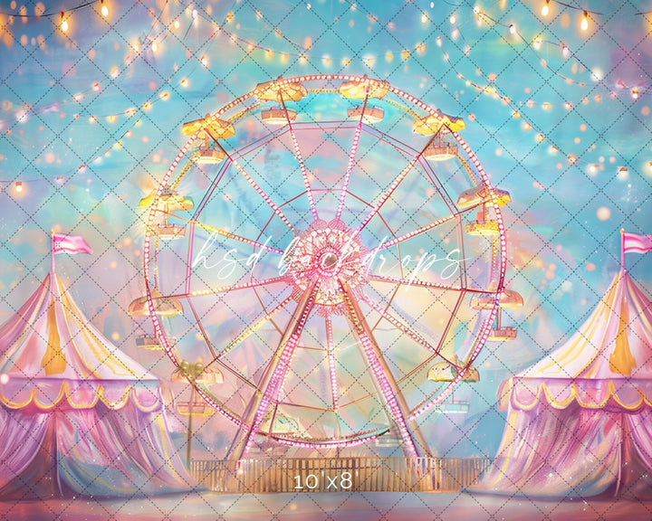 Pastel Circus - HSD Photography Backdrops