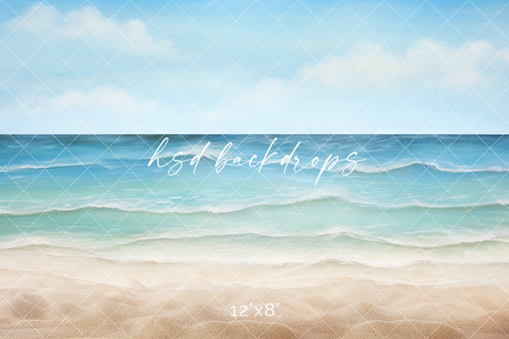 Seaside Beach - HSD Photography Backdrops