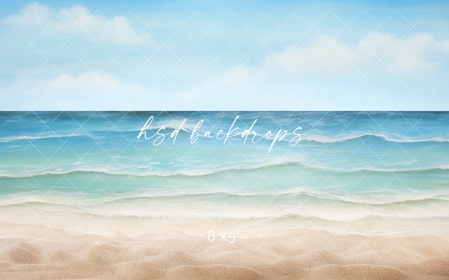 Seaside Beach - HSD Photography Backdrops