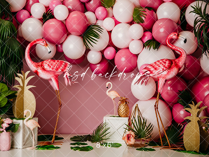Tropical Flamingo Party - HSD Photography Backdrops