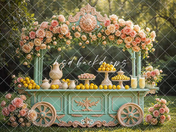 Regal Lemonade Cart (sweep options) - HSD Photography Backdrops