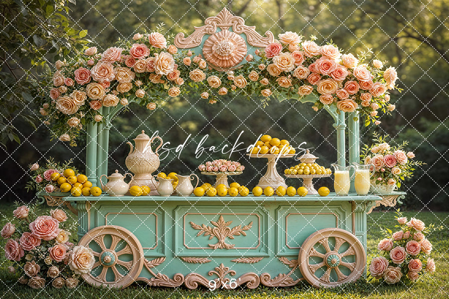 Regal Lemonade Cart (sweep options) - HSD Photography Backdrops