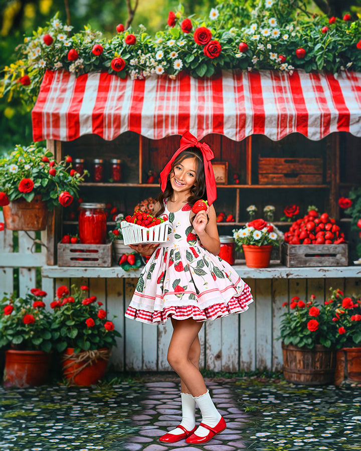 Sweet Strawberry Stand (sweep options)