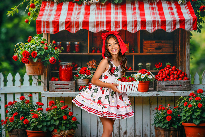 Sweet Strawberry Stand (sweep options)