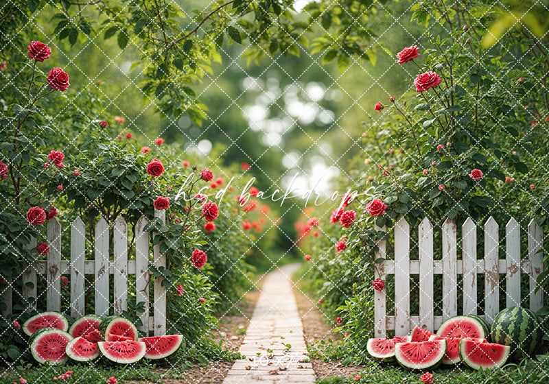 Sweet Slice Watermelon Patch (sweep options) - HSD Photography Backdrops