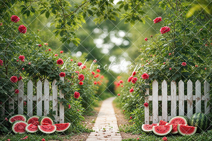 Sweet Slice Watermelon Patch (sweep options) - HSD Photography Backdrops