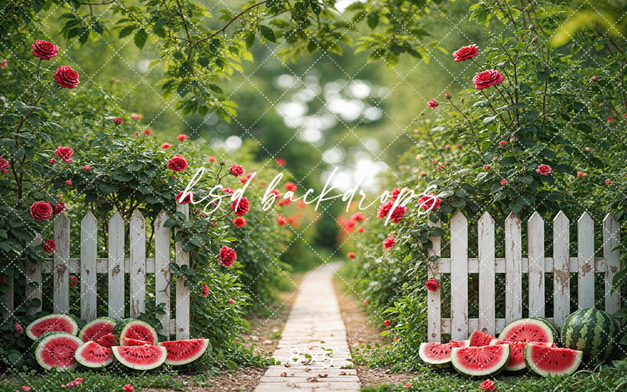 Sweet Slice Watermelon Patch (sweep options) - HSD Photography Backdrops