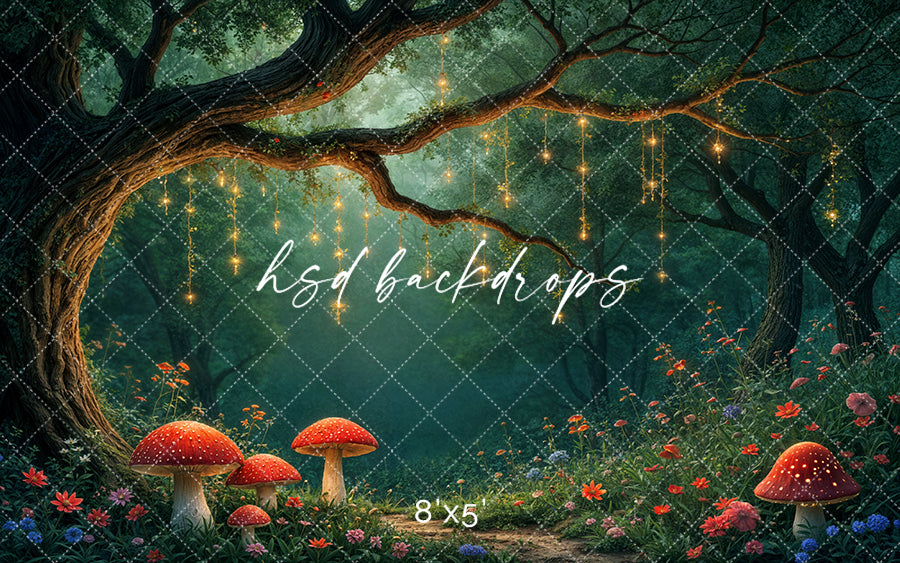 Whimsical Woods (sweep options) - HSD Photography Backdrops