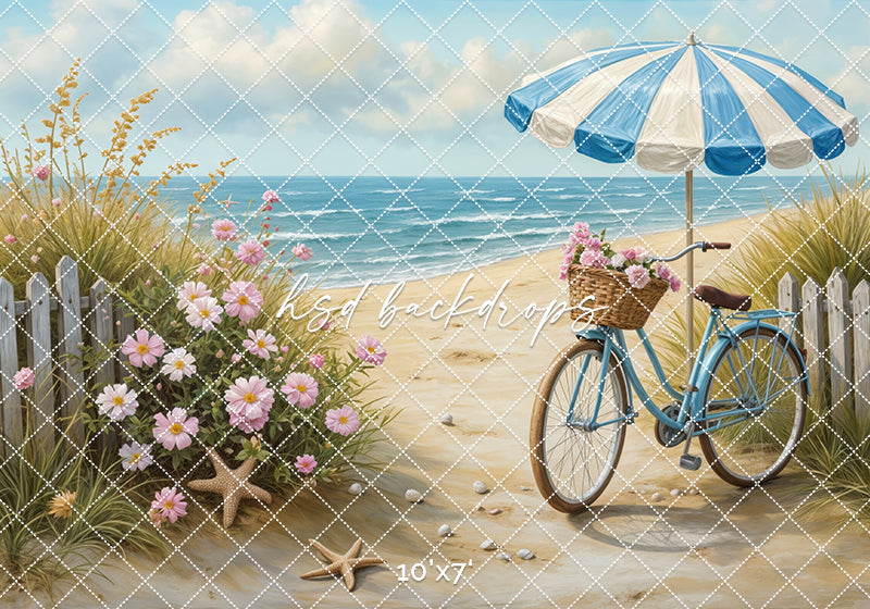 Beach Stroll (sweep options) - HSD Photography Backdrops