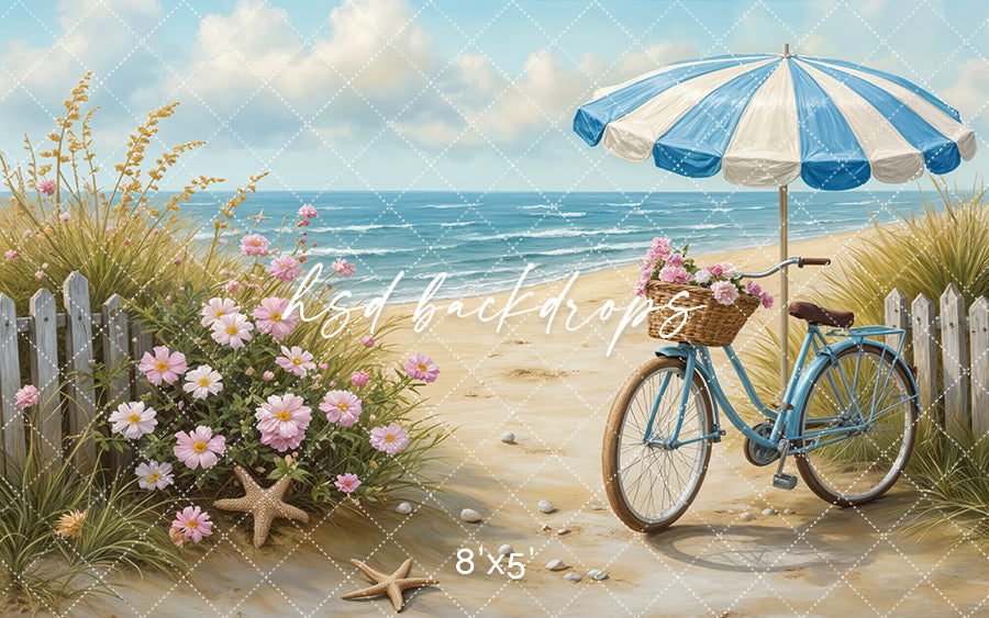 Beach Stroll (sweep options) - HSD Photography Backdrops