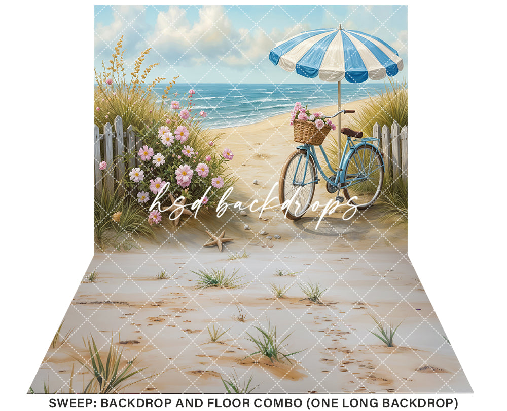 Beach Stroll (sweep options) - HSD Photography Backdrops