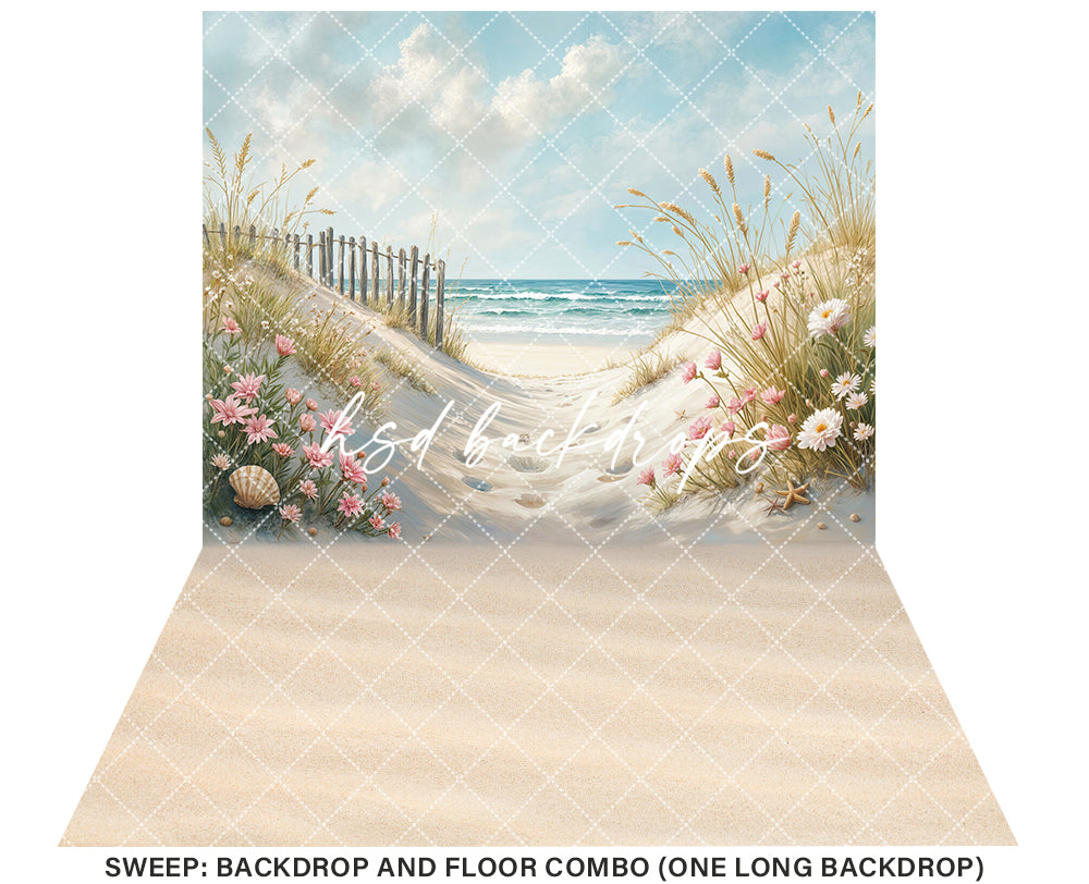 Seaside Serenity (sweep options) - HSD Photography Backdrops