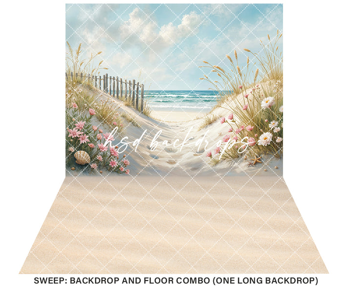 Seaside Serenity (sweep options) - HSD Photography Backdrops