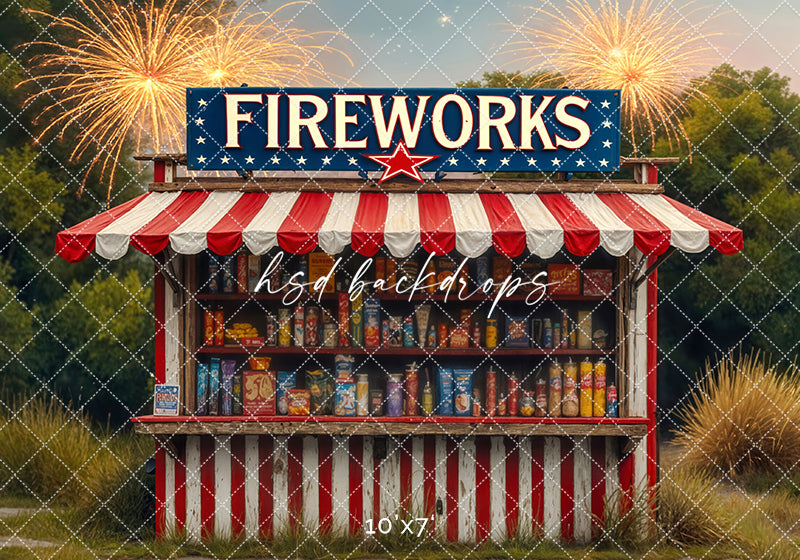 Country Fireworks Stand (sweep options)
