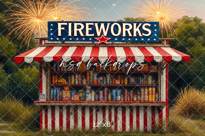 Country Fireworks Stand (sweep options)
