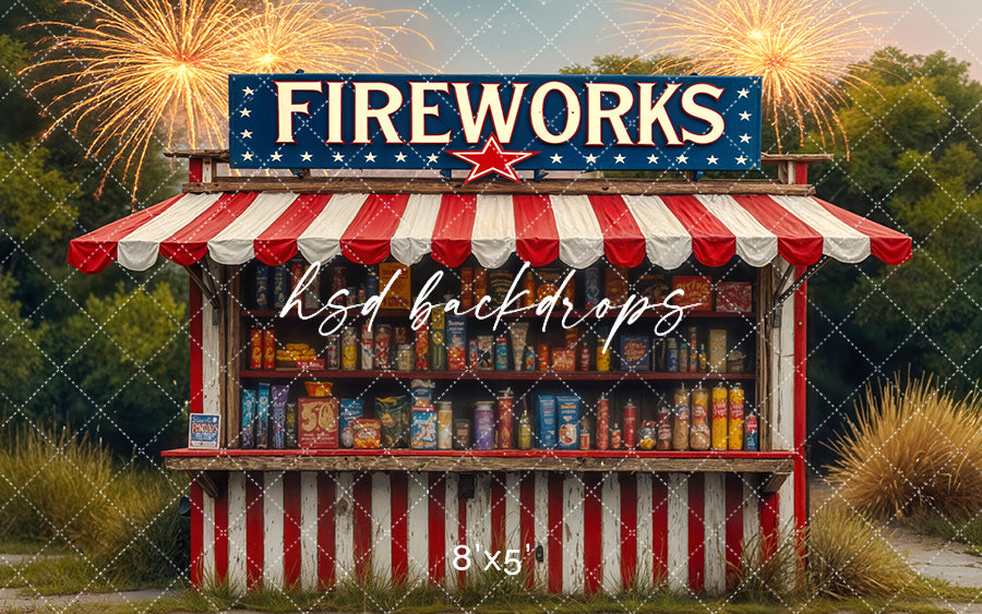 Country Fireworks Stand (sweep options)