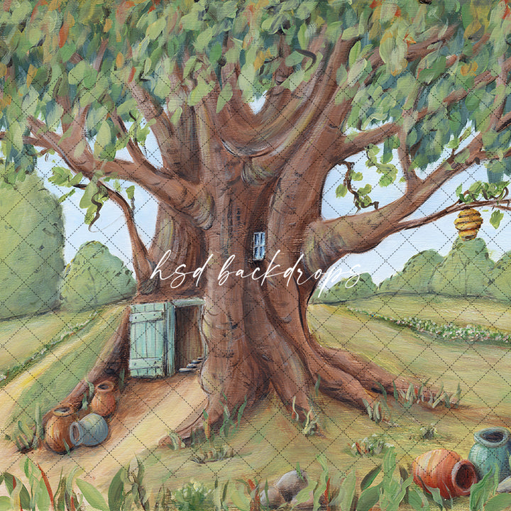 Honey Bear's Tree House - HSD Photography Backdrops
