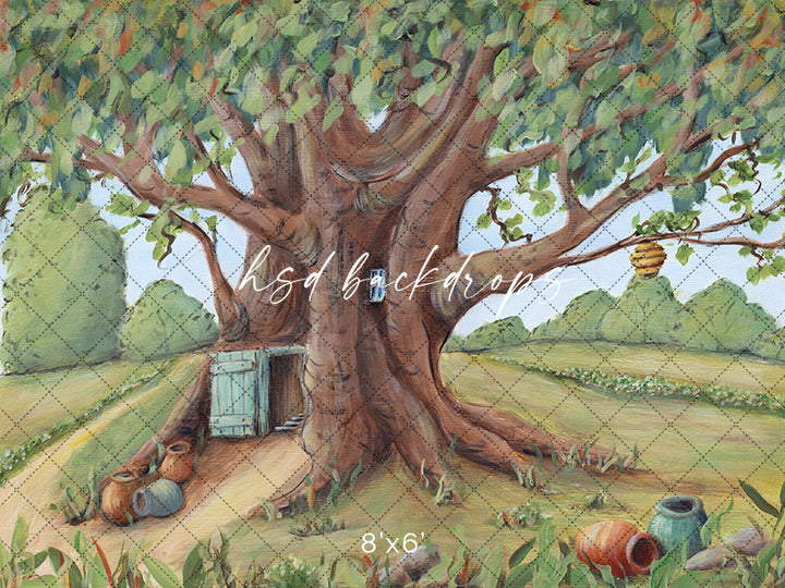 Honey Bear's Tree House - HSD Photography Backdrops