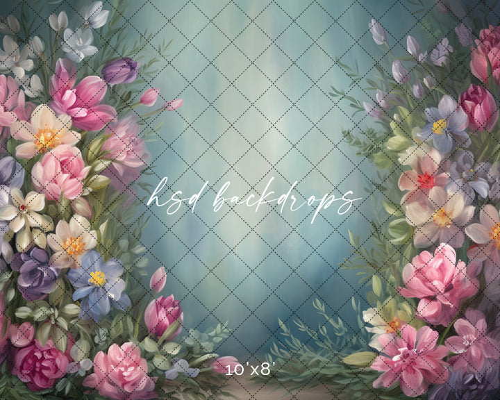 Blooms All Around - HSD Photography Backdrops