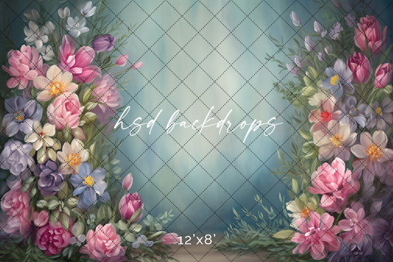 Blooms All Around - HSD Photography Backdrops