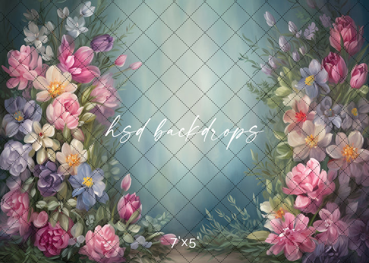 Blooms All Around - HSD Photography Backdrops