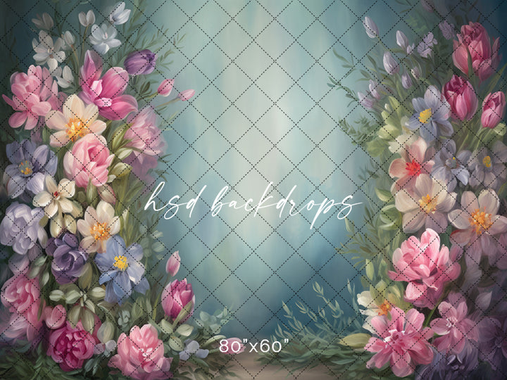 Blooms All Around - HSD Photography Backdrops