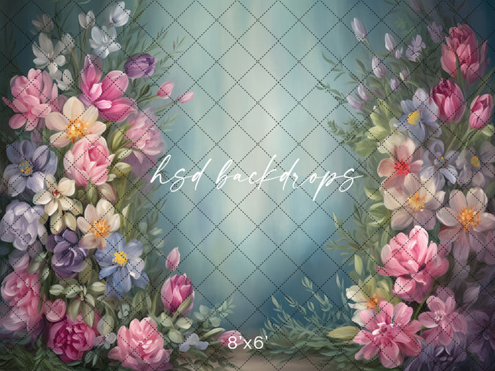Blooms All Around - HSD Photography Backdrops