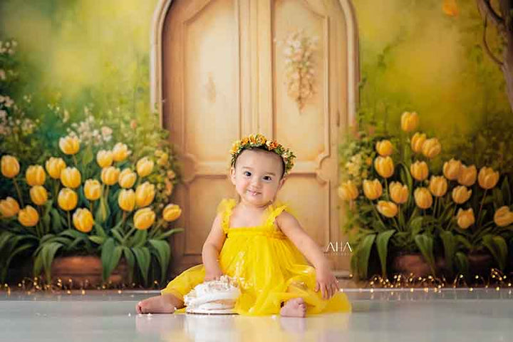 Antique Spring Door (sweep options) - HSD Photography Backdrops