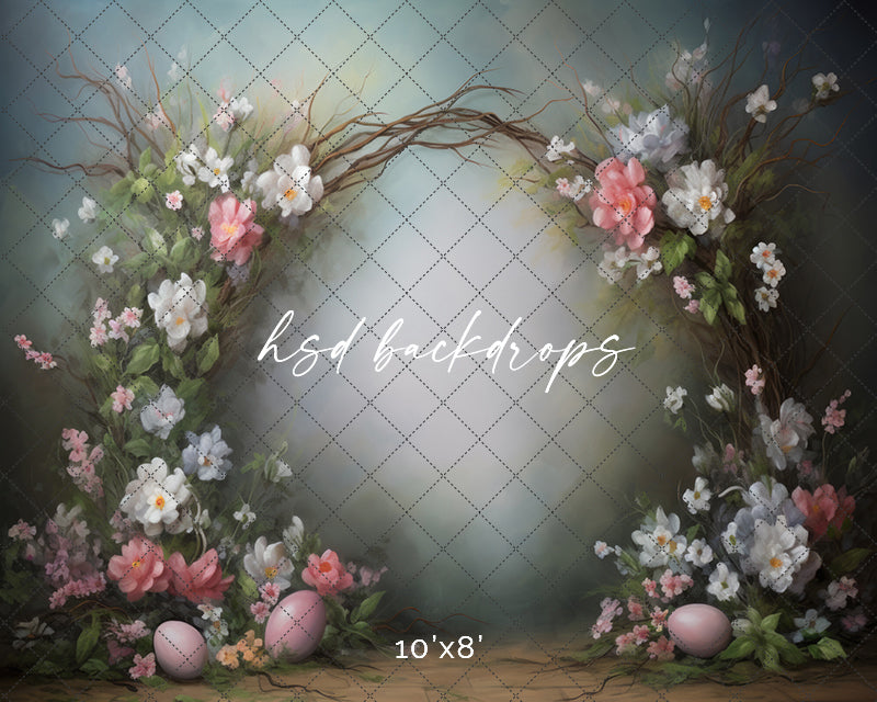 Under the Easter Arch - HSD Photography Backdrops