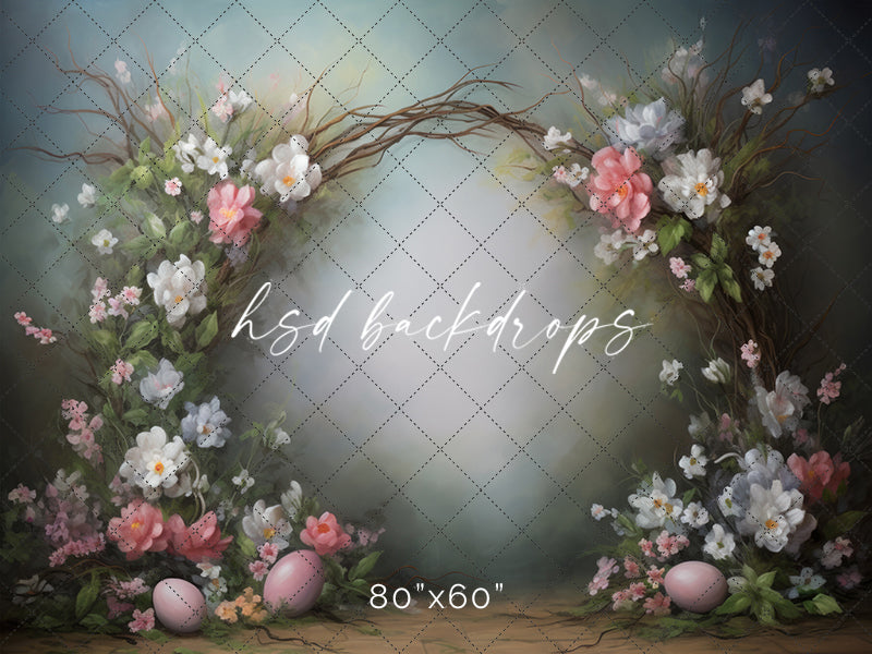 Under the Easter Arch - HSD Photography Backdrops