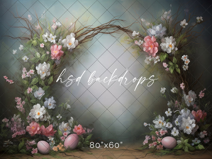 Under the Easter Arch - HSD Photography Backdrops