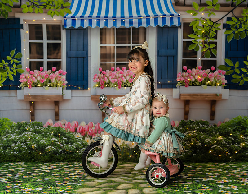 Spring Garden Shed (sweep options) - HSD Photography Backdrops