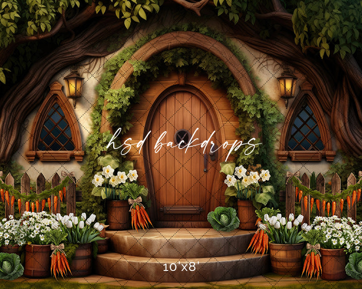 Easter Bunny Inn (sweep options) - HSD Photography Backdrops