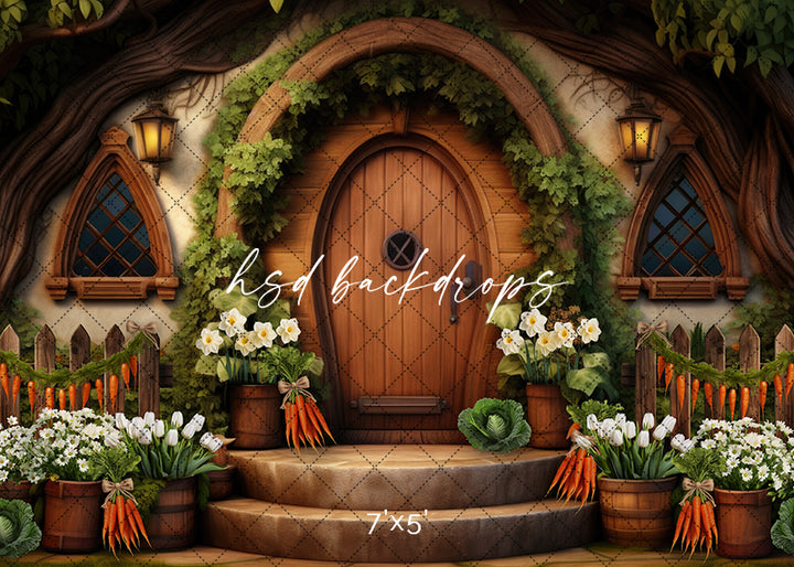 Easter Bunny Inn (sweep options) - HSD Photography Backdrops