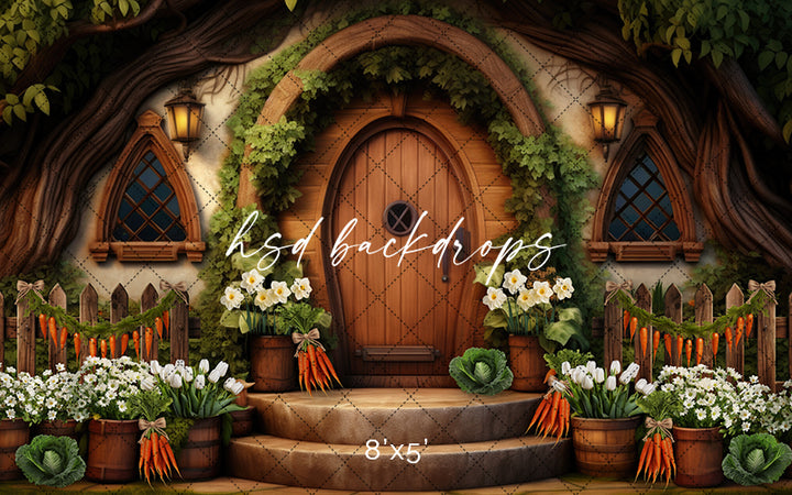 Easter Bunny Inn (sweep options) - HSD Photography Backdrops