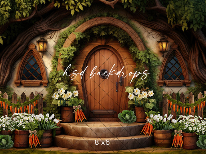 Easter Bunny Inn (sweep options) - HSD Photography Backdrops